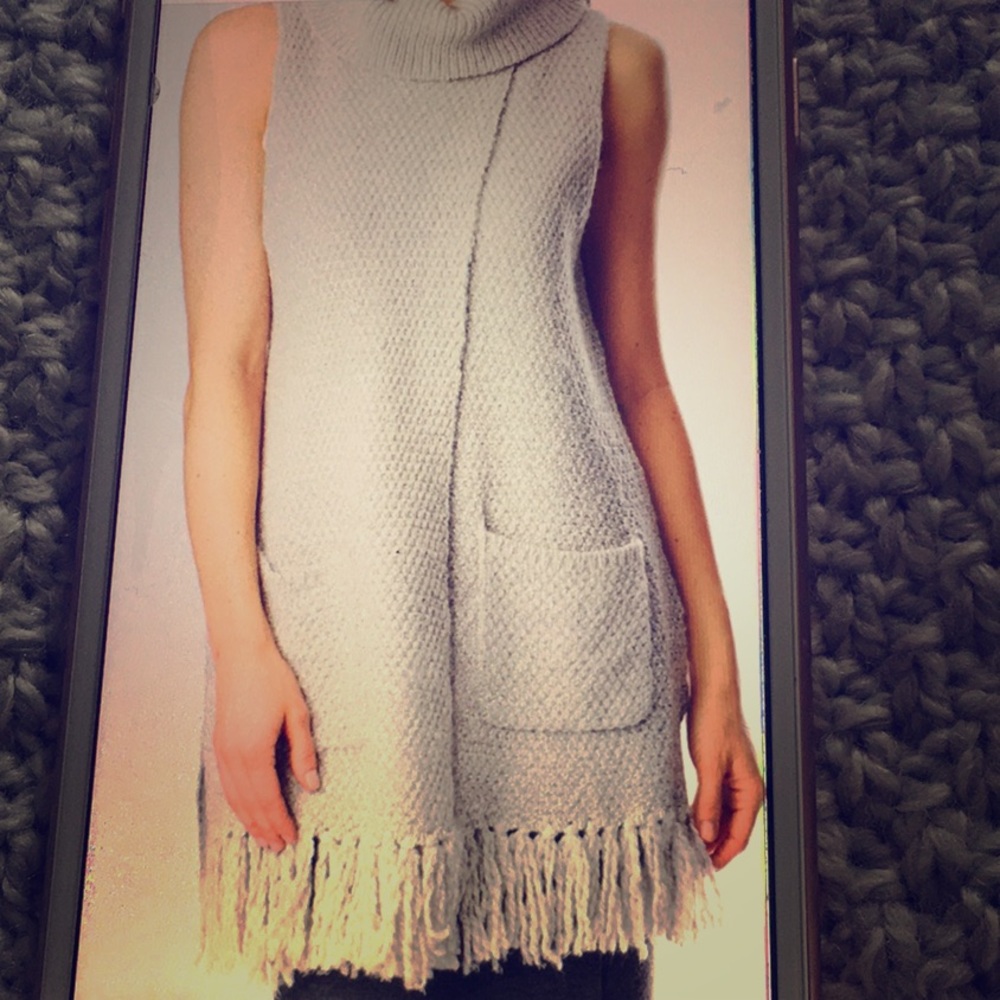 Etcetera Oracle Fringe HiNeck Sweater